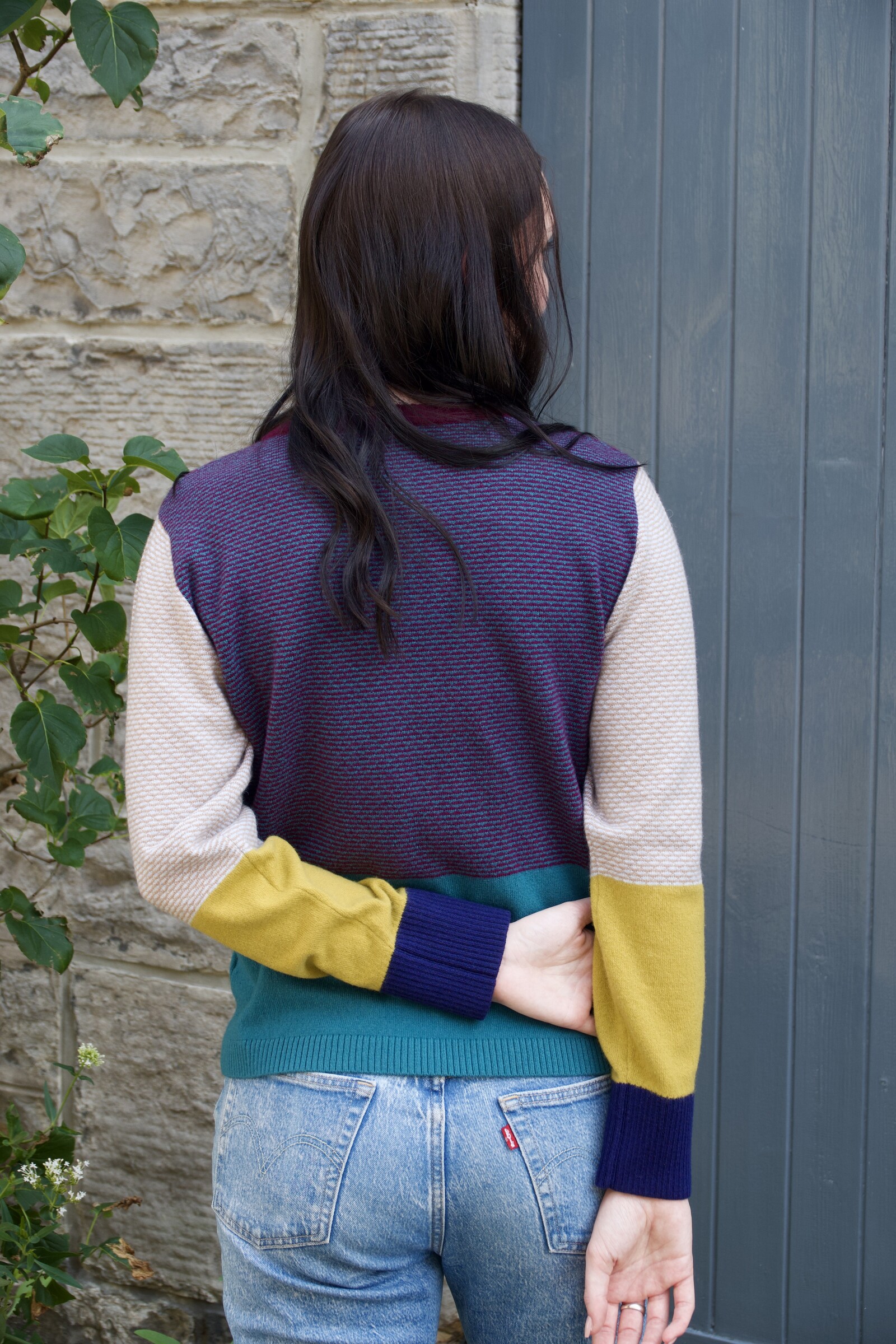 Eribé Eribé Melrose Tweed Sweater Muir |  Harmonischer Pullover aus 100% Extrafeiner Merinowolle