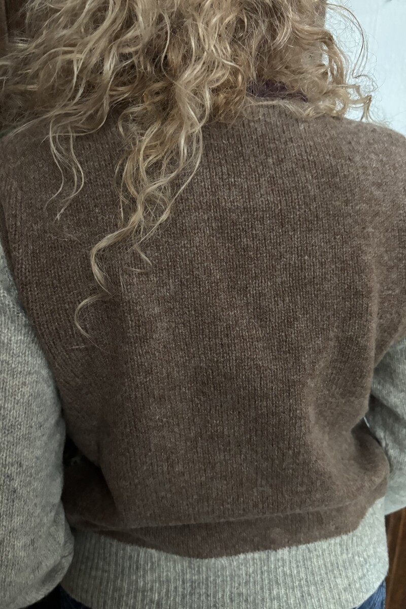 Eribé Westray Block Sweater Glencoe | Pullover mit Colour Blocking und Fair-Isle-Muster