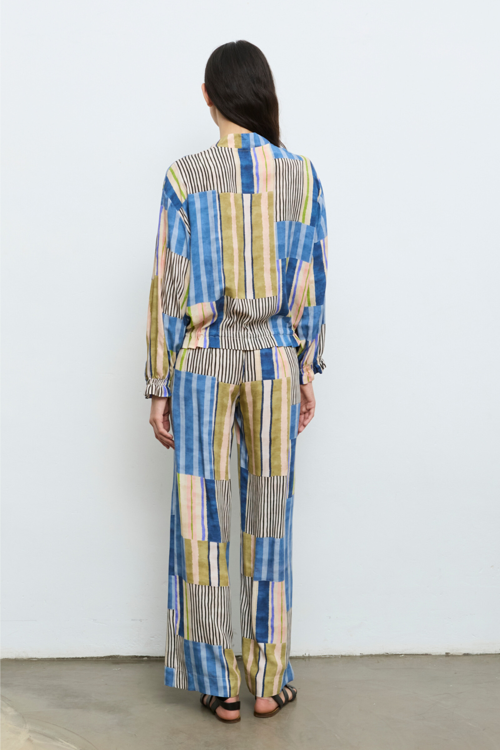 Aldo Martins  Cap Juluca A New Story Aldo Martins - Jacket Patchwork Blue | Veste Élégante et Tendance d'Aldo Martins