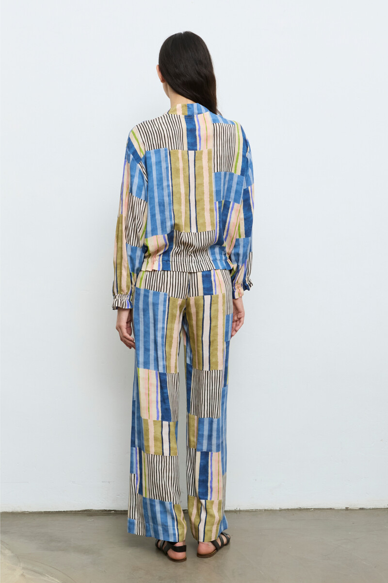 Cap Juluca A New Story Aldo Martins - Jacket Patchwork Blue | Veste Élégante et Tendance d'Aldo Martins