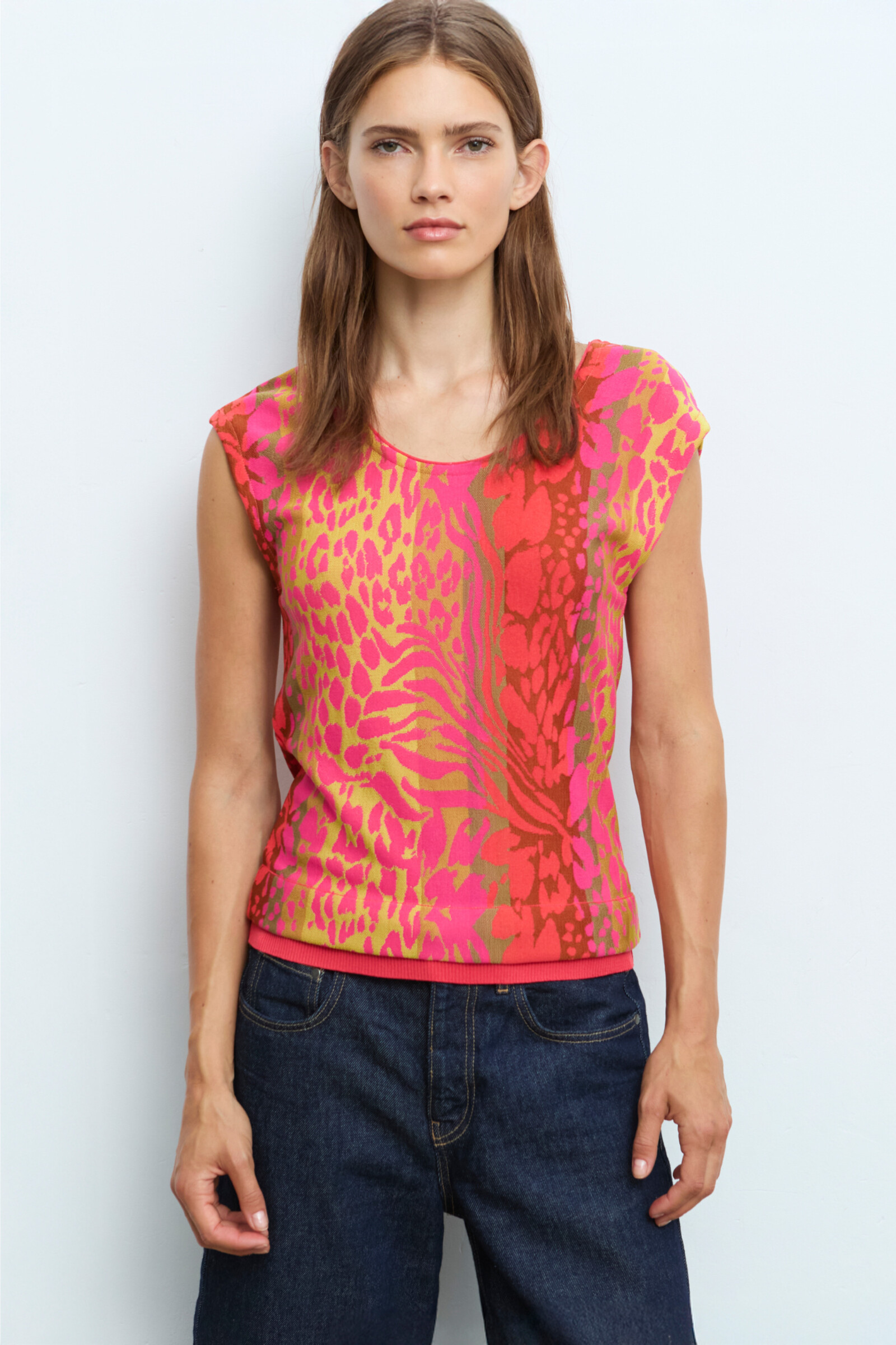 Aldo Martins  Aldo Martins - Shirt Animal Print Coral | Beestachtig Mooi Shirt van Aldo Martins