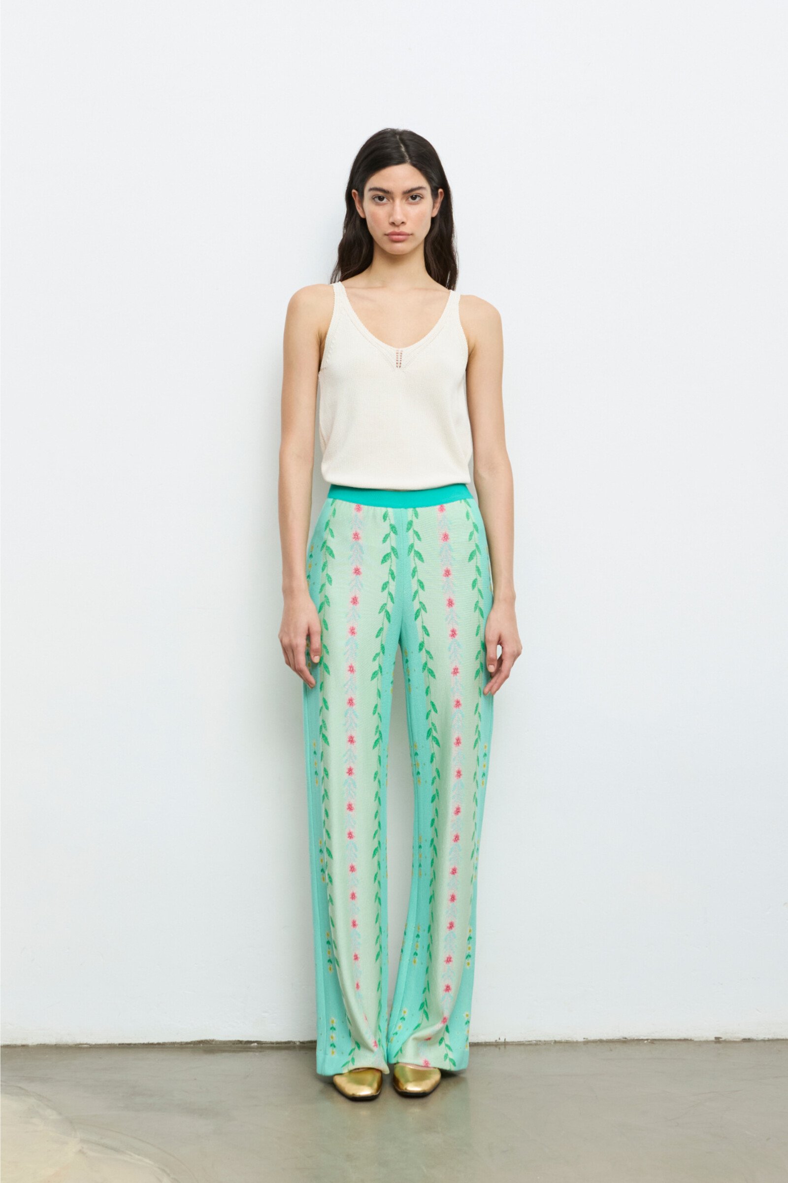 Aldo Martins  Aldo Martins - Pants Leaves Green | Indescribably Beautiful Pants by Aldo Martins
