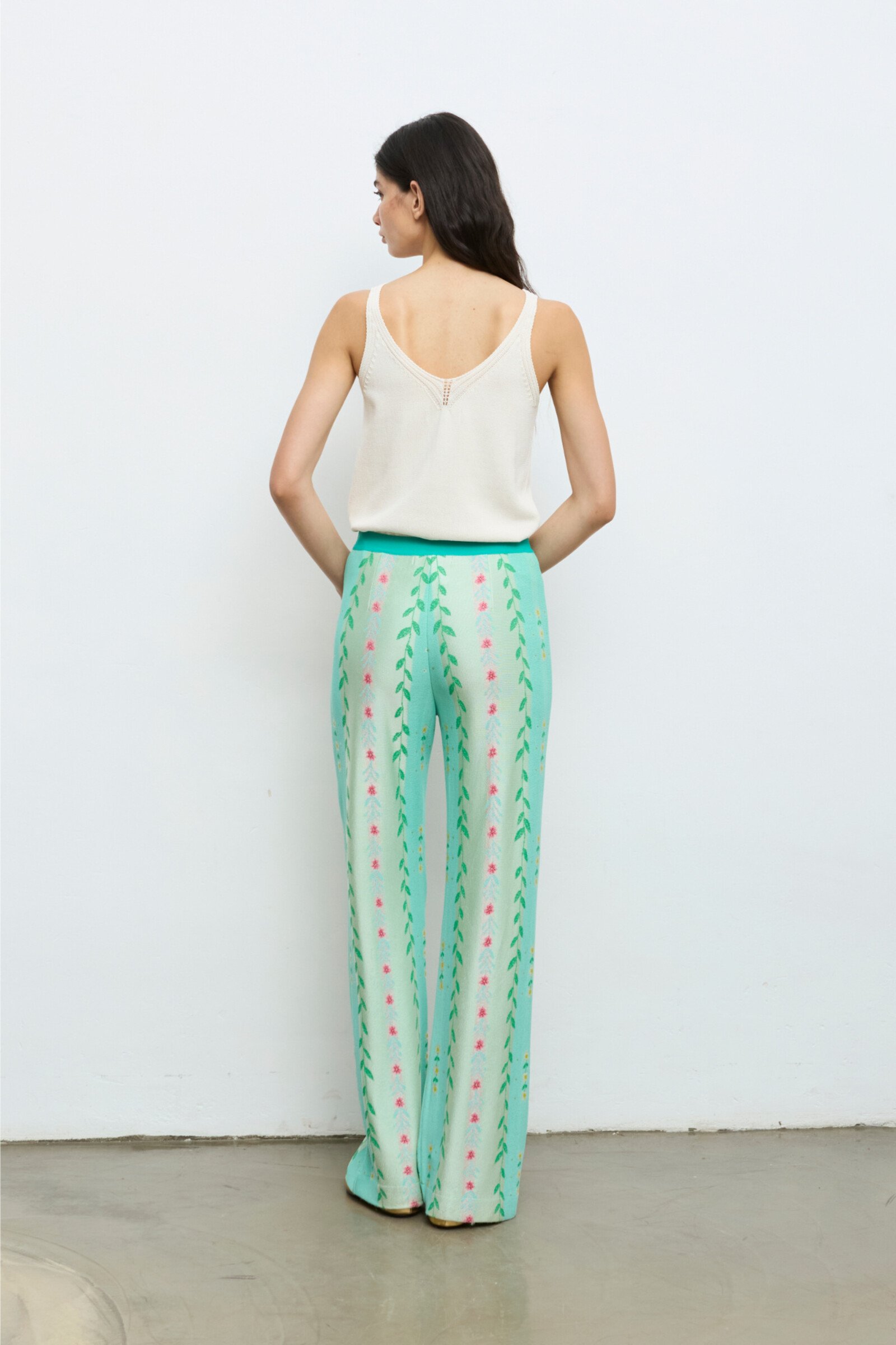 Aldo Martins  Aldo Martins - Pants Leaves Green | Indescribably Beautiful Pants by Aldo Martins