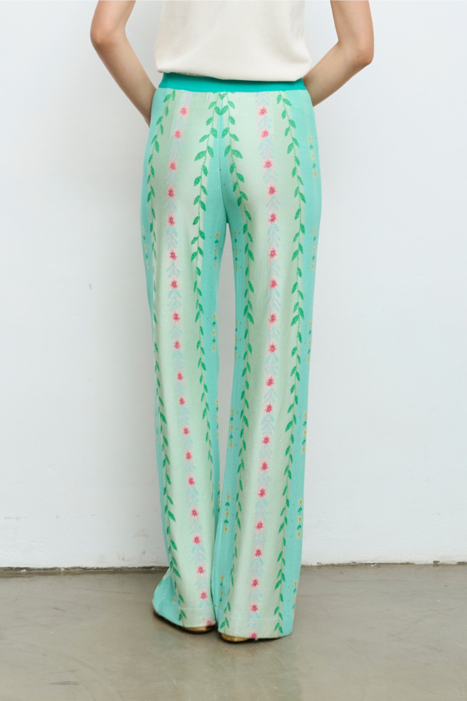 Aldo Martins  Aldo Martins - Pants Leaves Green | Indescribably Beautiful Pants by Aldo Martins