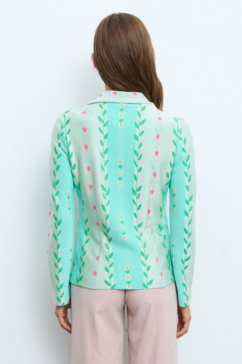 Aldo Martins - Jacket Leaves Green | Onbeschrijfelijk Mooi Jasje van Aldo Martins