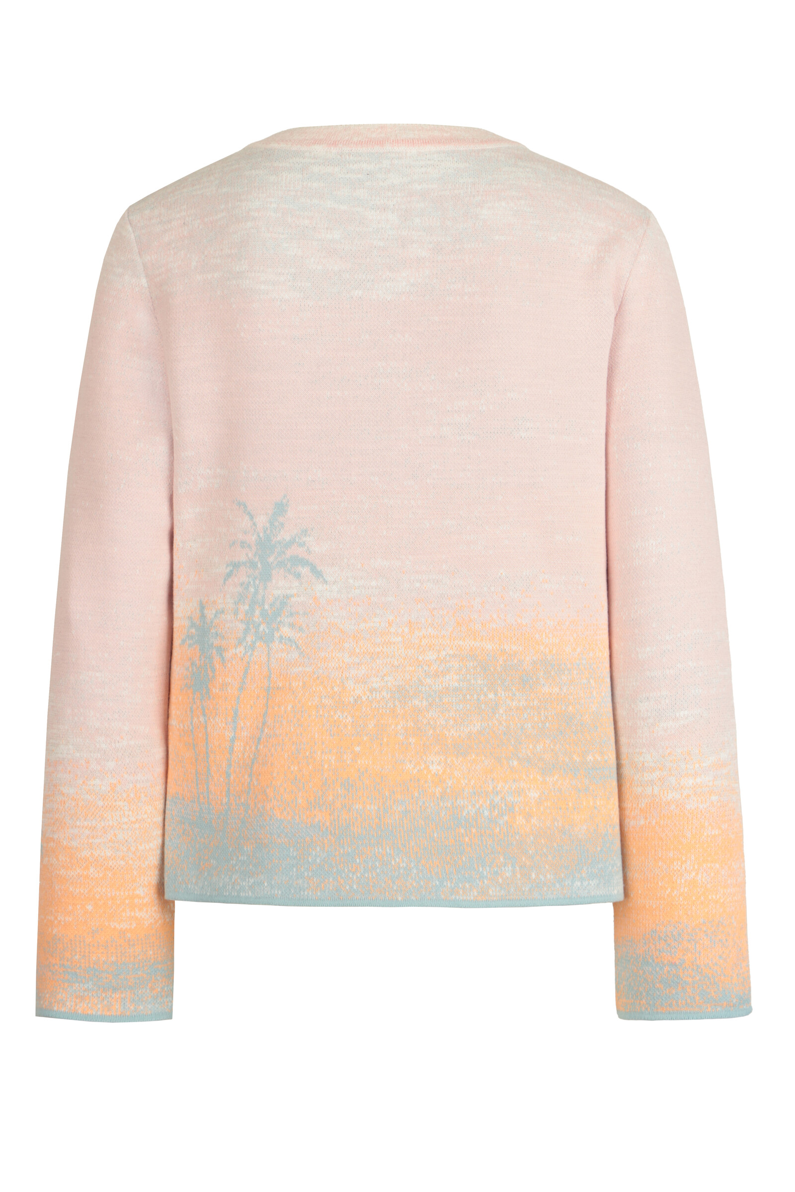 IVKO  Woman IVKO - Jacquard Cardigan Urban Sun Pattern Light Pink | Luftige und Elegante Sommerstrickjacke