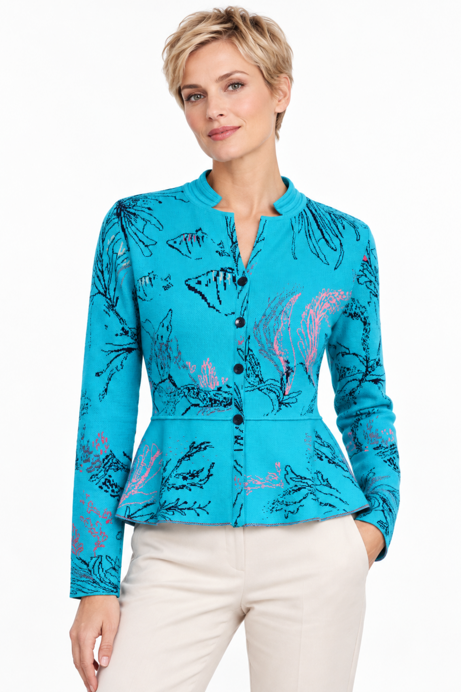 IVKO  Woman IVKO - Jacket Seabed Motif Pacific