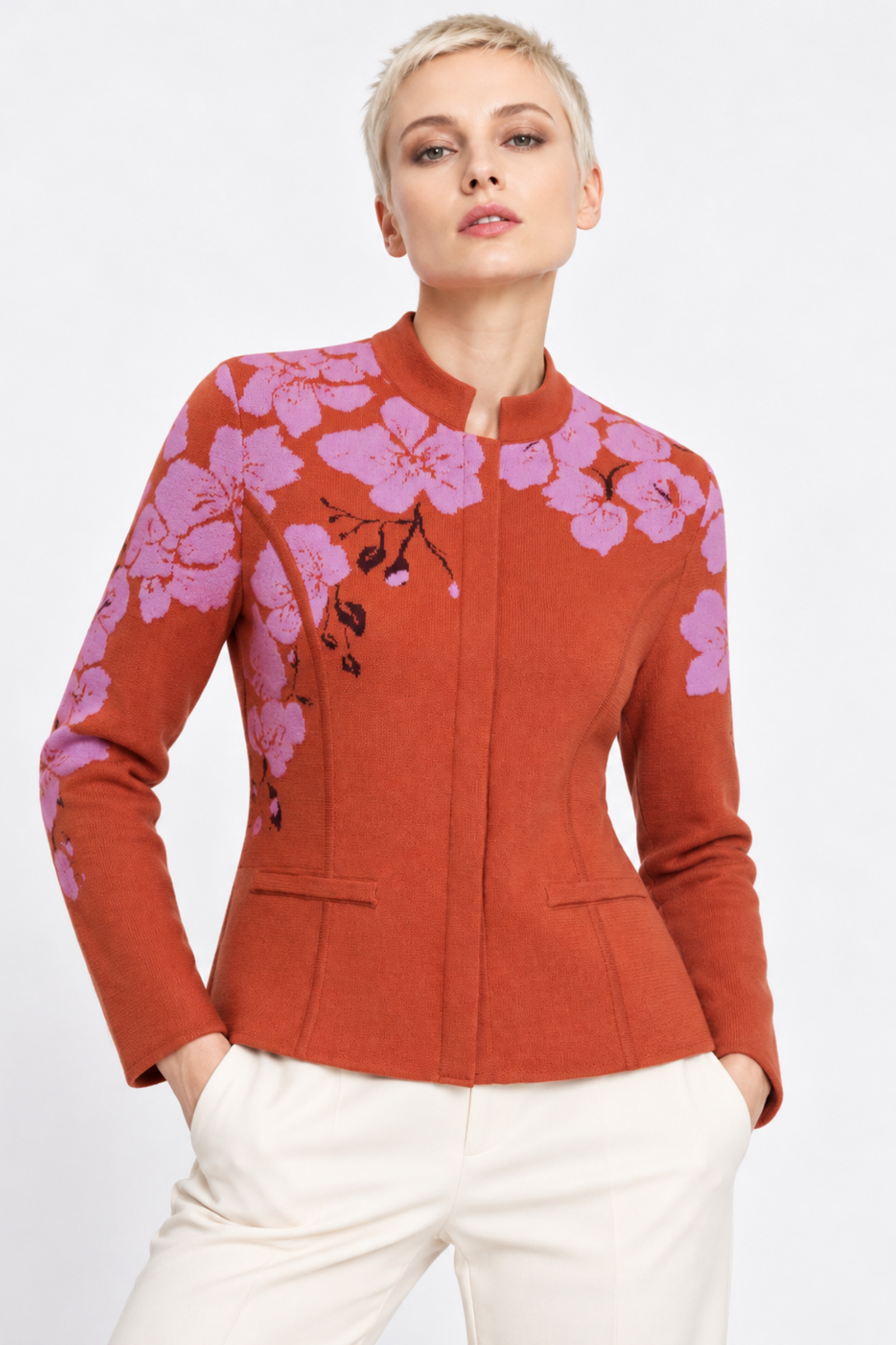 IVKO  Woman IVKO Woman - Jacket Orchid Motive Bronze