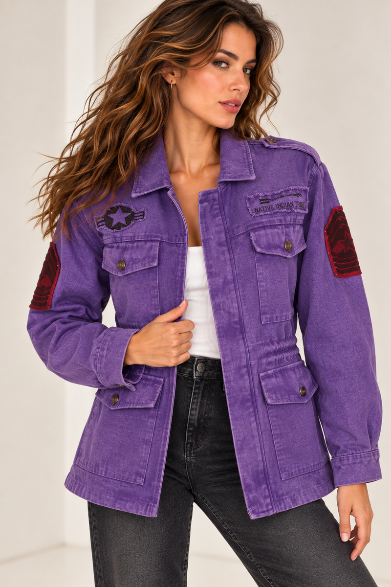 La Jabalcuza - Cargo Jacket Indian Purple