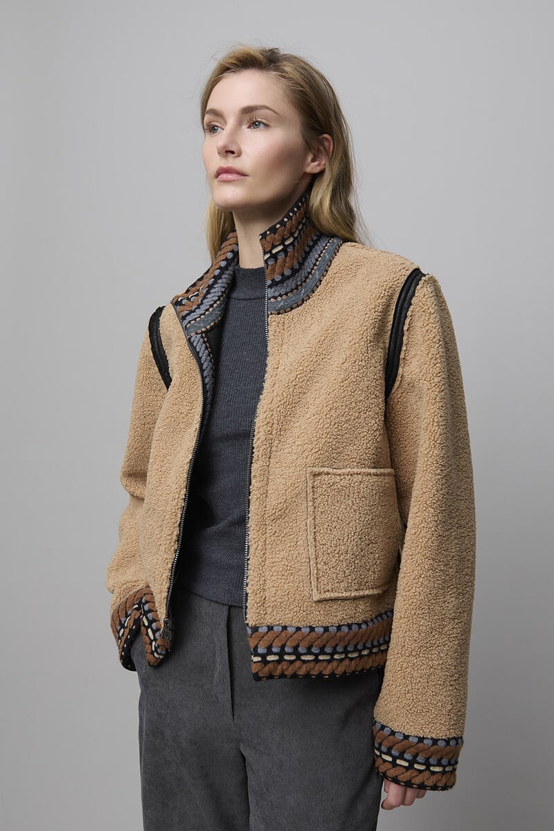 Aldo Martins - Reversible Jacket Brown | Stoer Jasje met Bruine en Zwarte Buitenkant