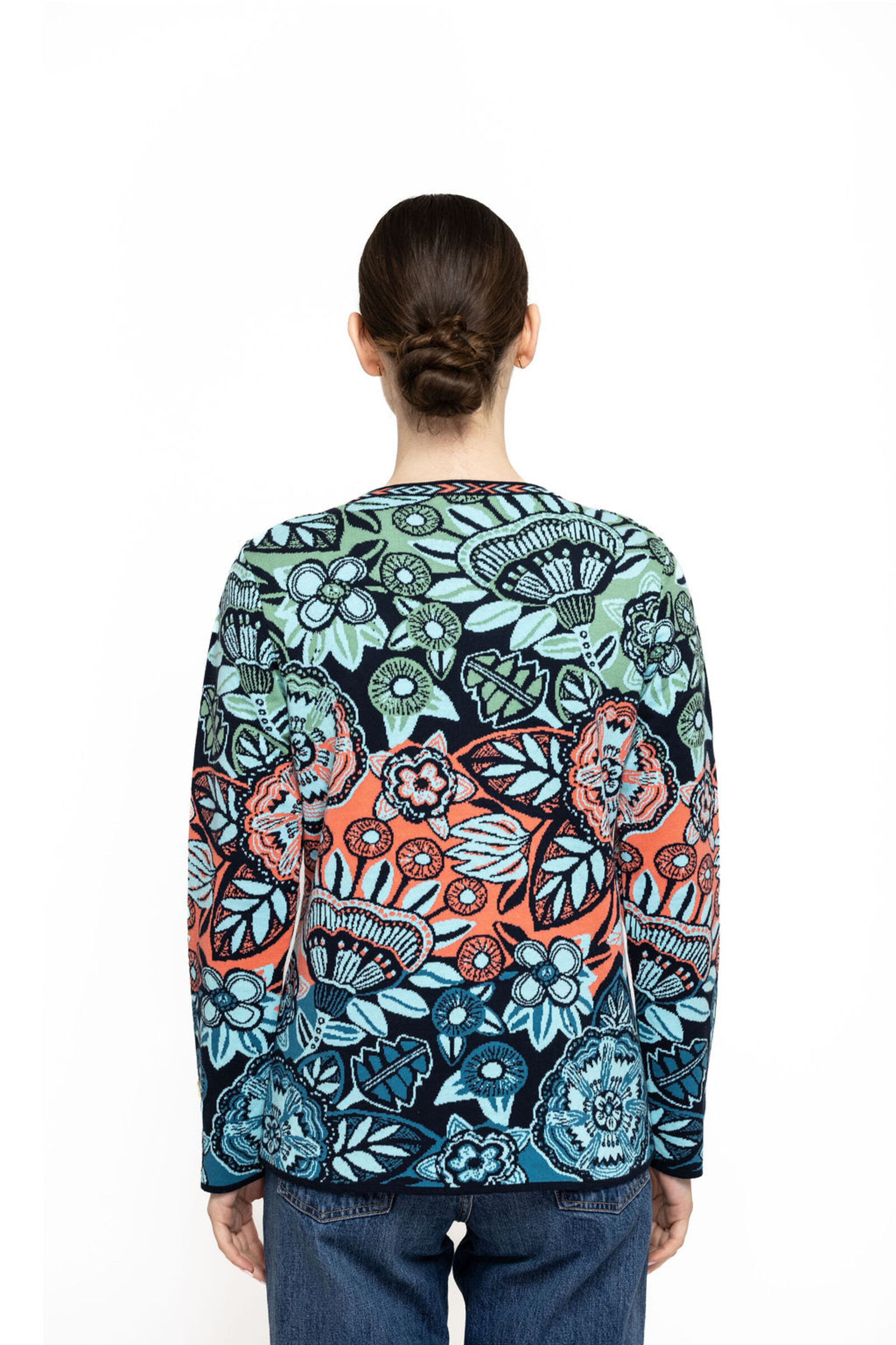 KOOI Knitwear KOOI Knitwear - Cardigan Saga Multicolor | Colourful Cardigan in 100% Organic Cotton