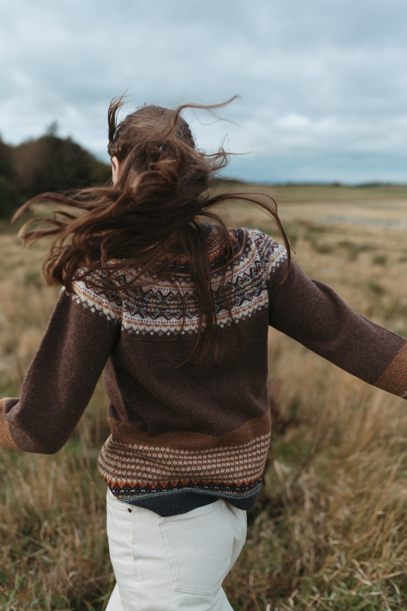 Eribé Eribé - Alpine Cardigan Hazel | Braune Strickjacke aus 96% Weicher Merinowolle und 4% Angorawolle