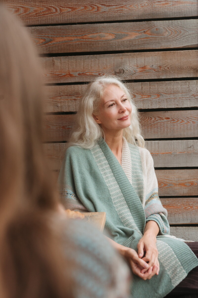 Eribé - Montrose Blanket Coat Sage | Vielseitige Strickjacke aus 100% Merino-Lammwolle