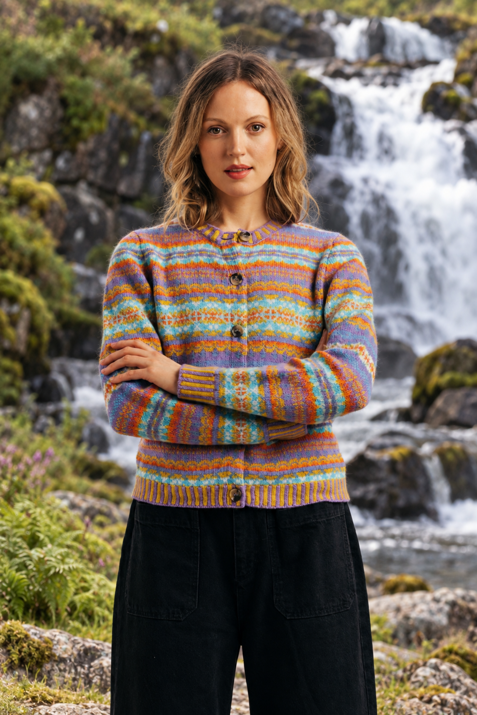 Eribé Eribé - Kinross Cardigan Sea Holly | Vest van 100% Superfijne RWS Merino Lamswol – Voelt aan als Kasjmier