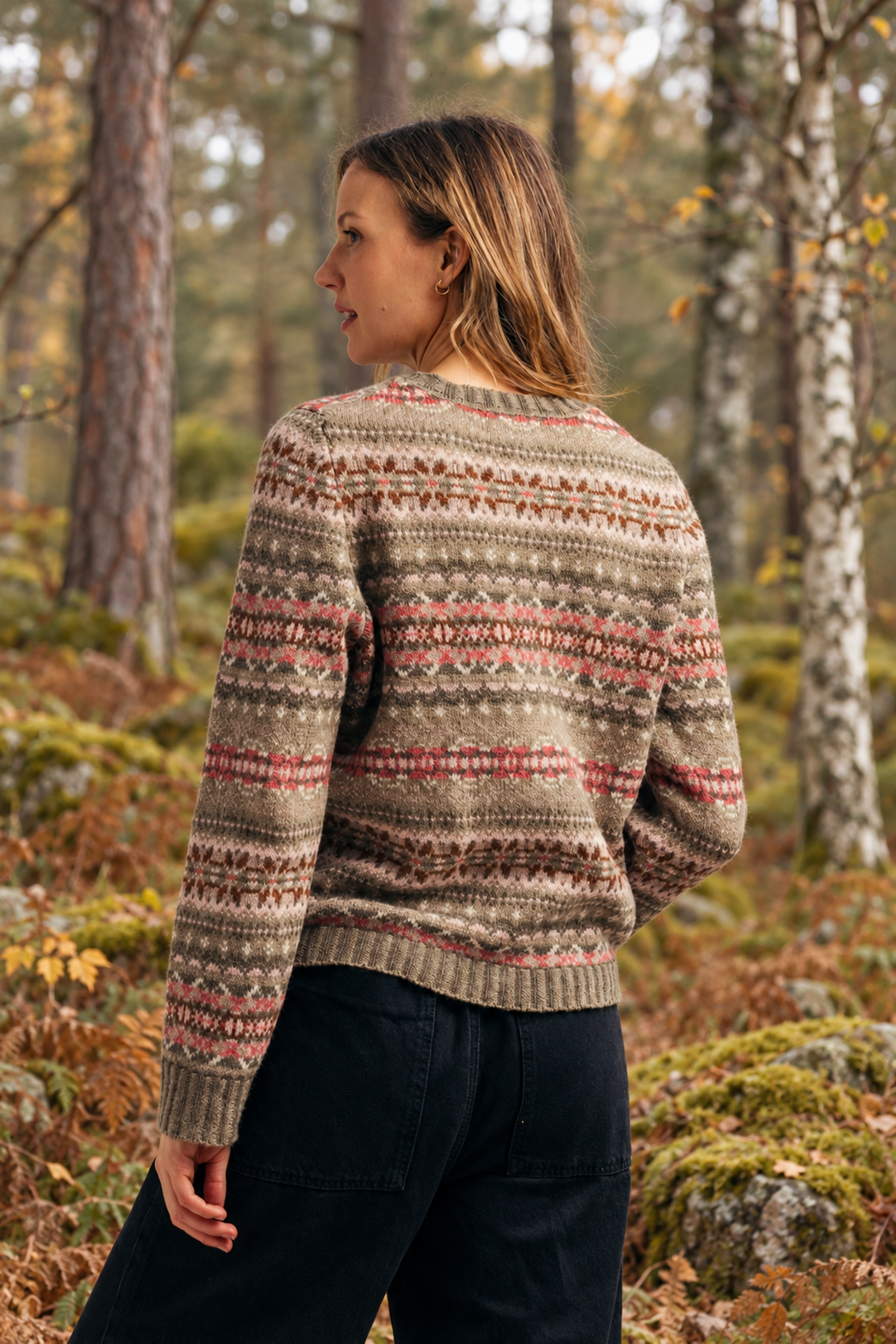 Eribé Eribé - Kinross Cardigan Blush | Cardigan in 100% Superfine RWS Merino Lambswool – Feels like Cashmere