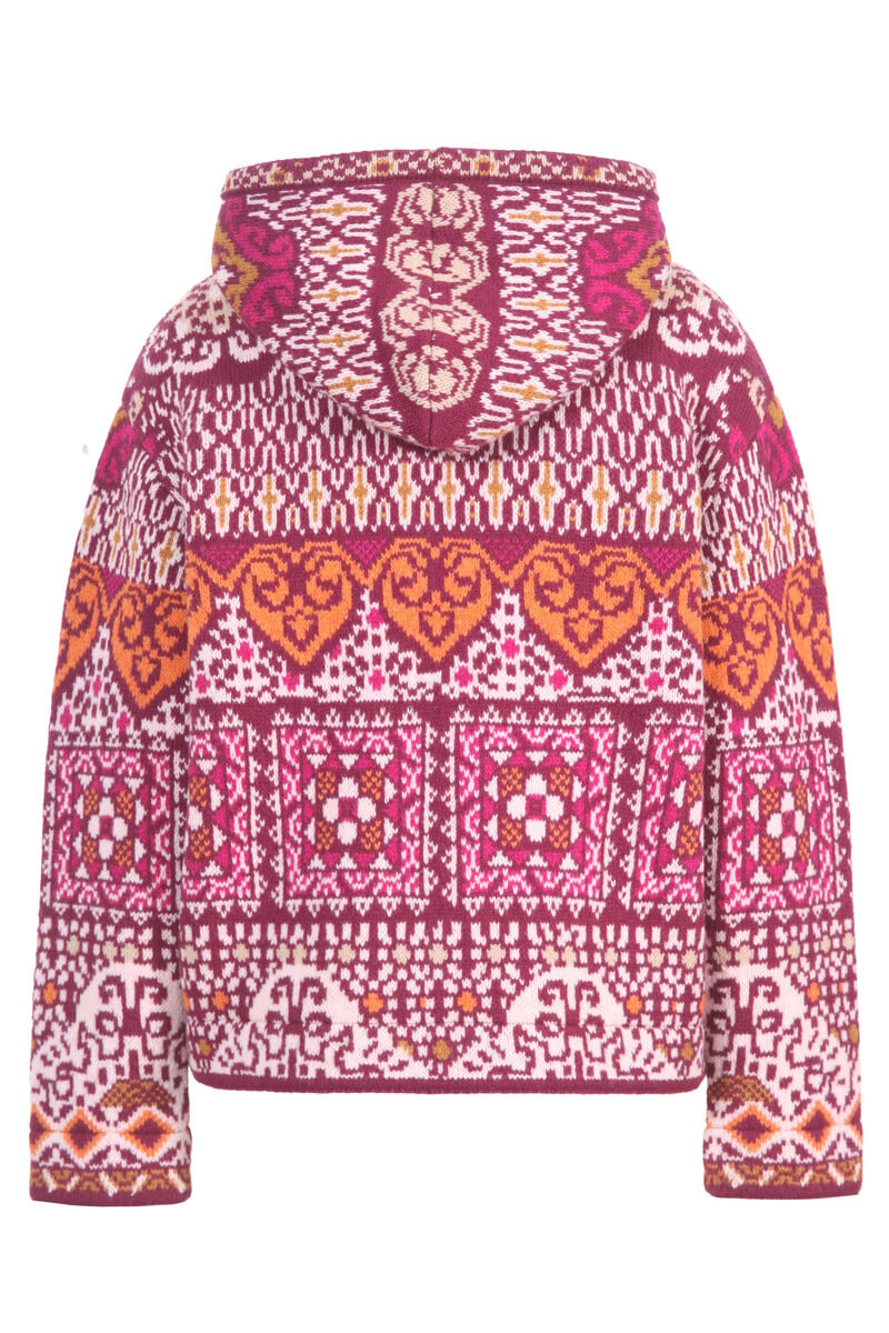 IVKO - Hip Jacket Azulejo Cherry | Atemberaubende Jacke mit Portugiesischen Motiven