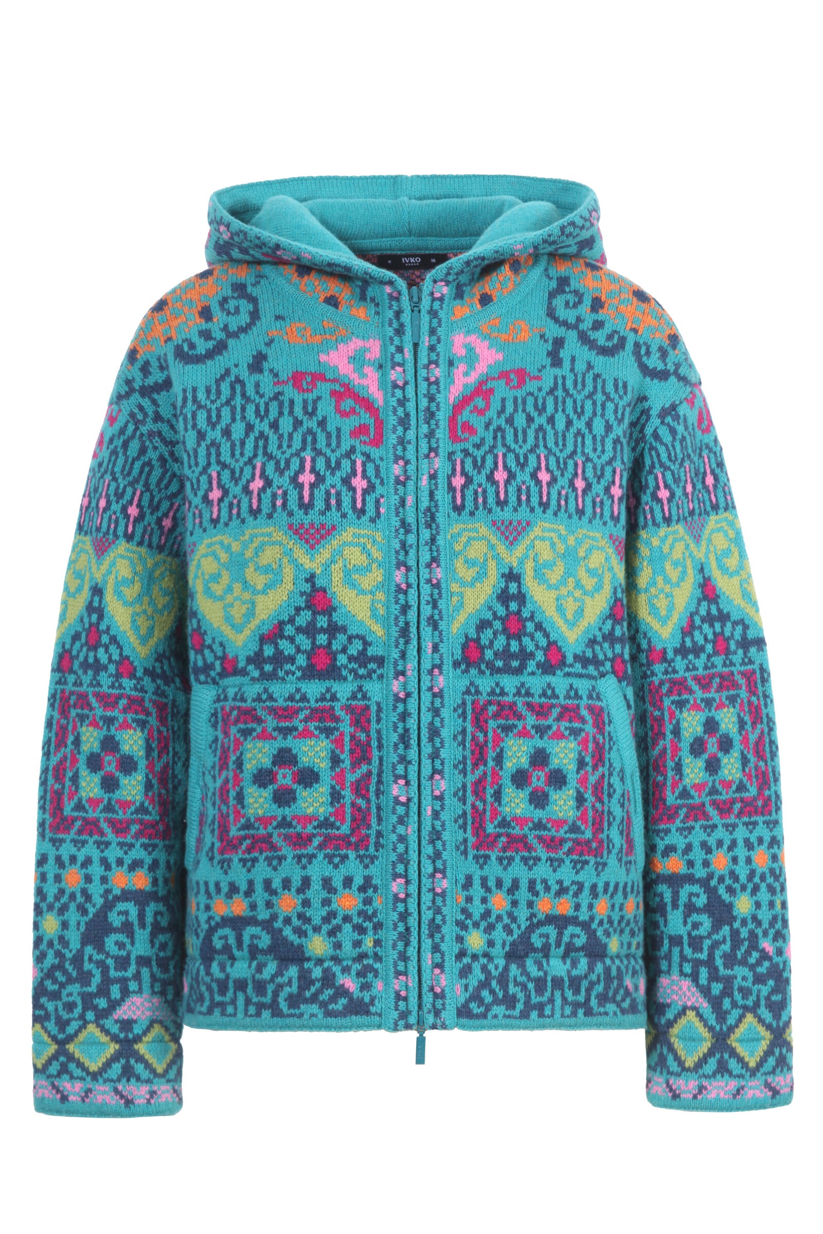 IVKO  Woman IVKO - Hip Jacket Azulejo Adria | Atemberaubende Jacke mit Portugiesischen Motiven