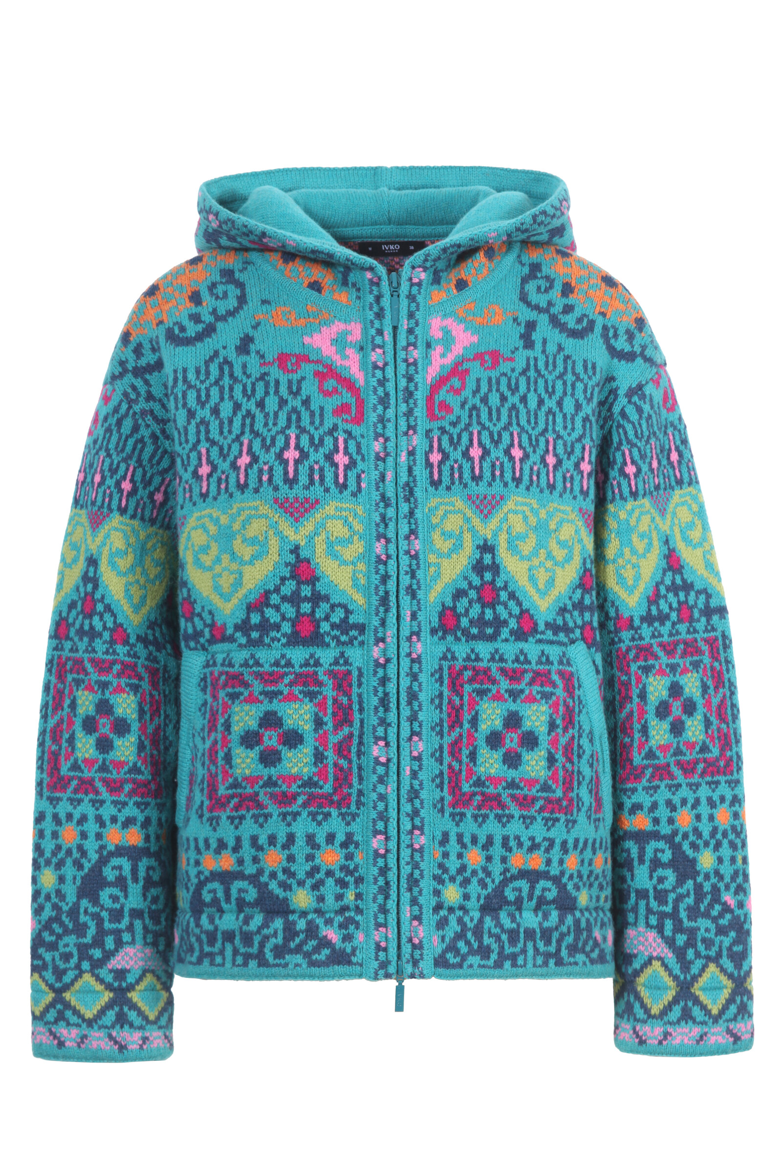 IVKO  Woman IVKO - Hip Jacket Azulejo Adria | Veste Éblouissante avec Motifs Portugais