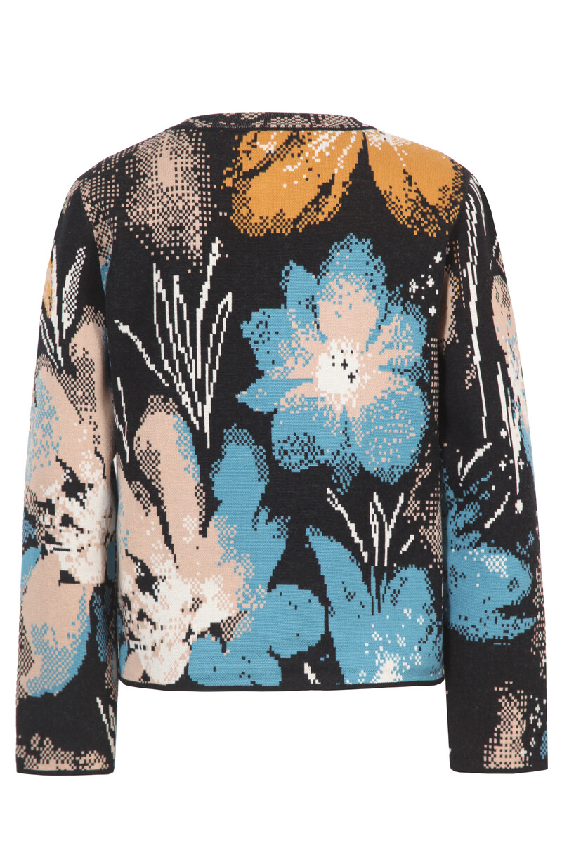 IVKO - Cardigan Petal for Armor Black | Gilet Exclusif 100 % Coton, Incontournable de l'Hiver