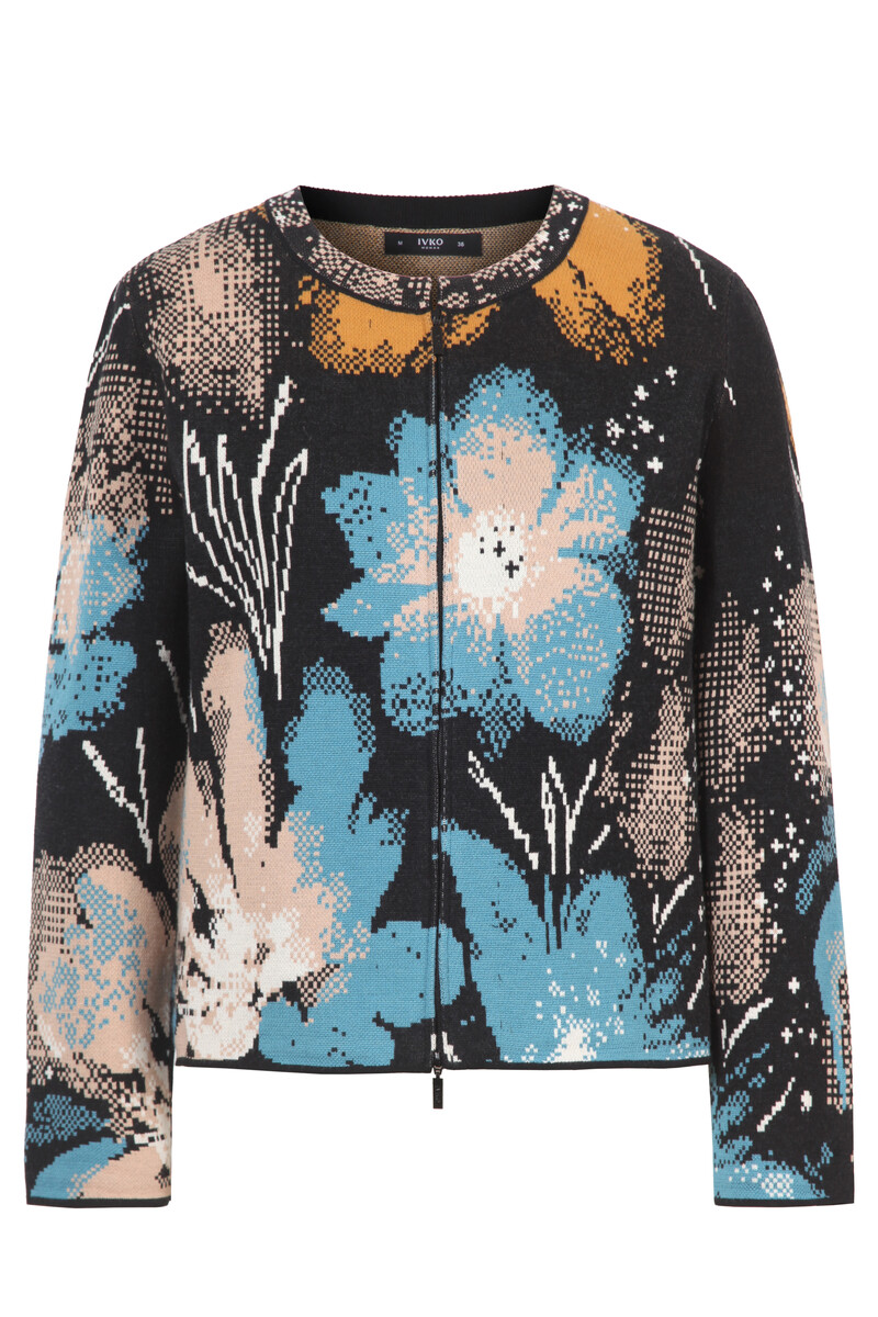 IVKO - Cardigan Petal for Armor Black | Exclusief Vest van 100% Katoen, Winterse Must-Have