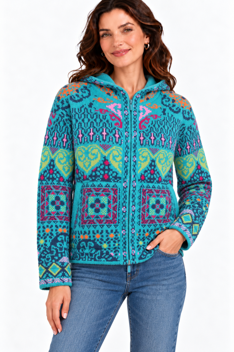 IVKO - Hip Jacket Azulejo Adria | Stunning Jacket with Portuguese Motifs