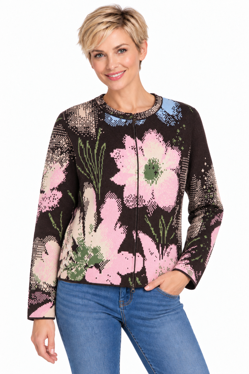 IVKO - Cardigan Petal for Armor Chocolate | Exclusief Vest van 100% Katoen, Winterse Must-Have