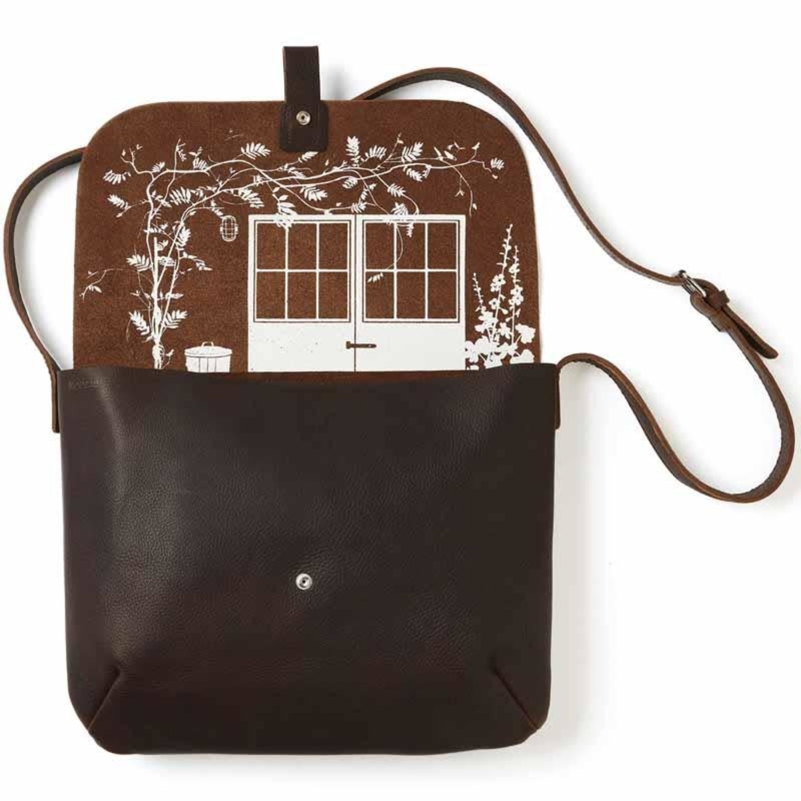 Keecie Shoulder bag Back yard dark brown