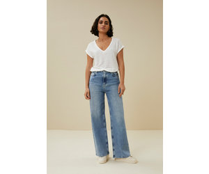 Mila linen top Off white - Jixx Fashion