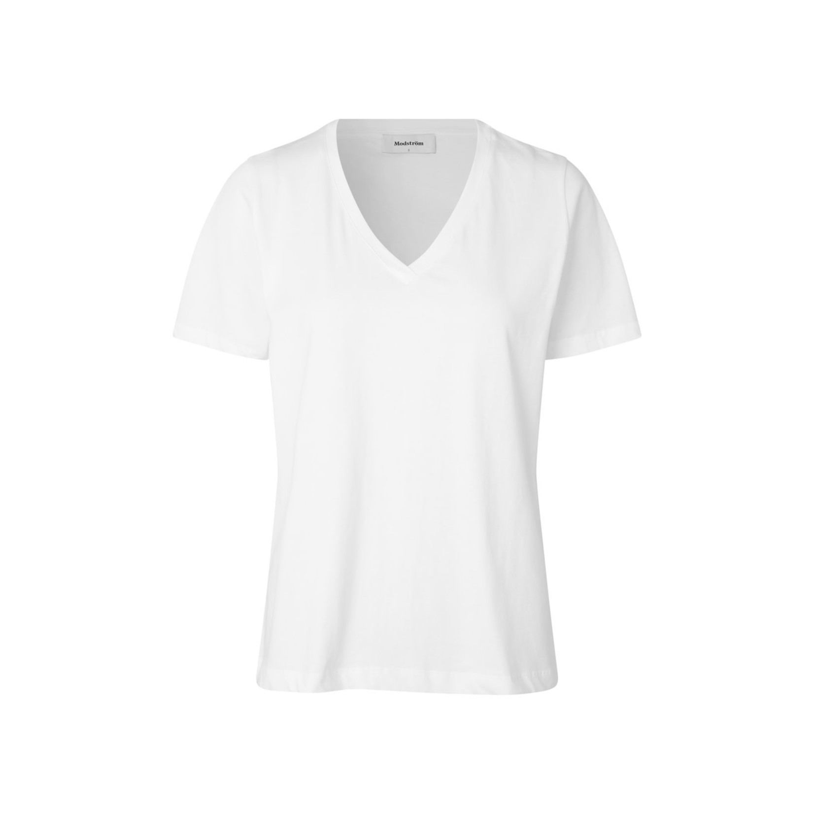 Modström CadakMD v-neck t-shirt White