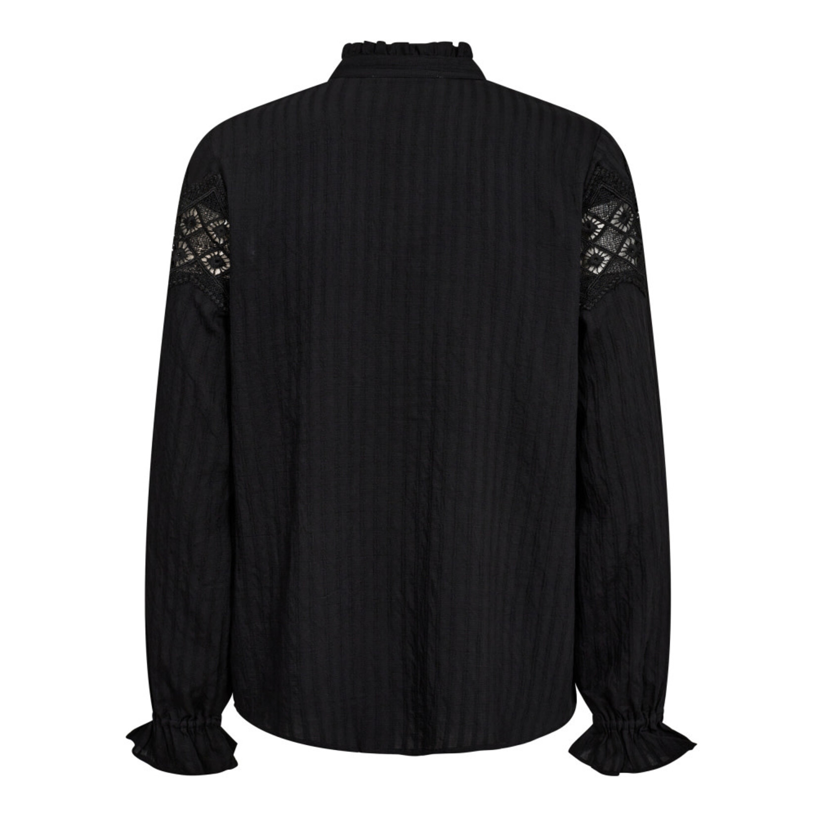 Co'couture SelmaCC angle lace shirt Black