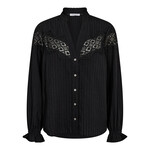 Co'couture SelmaCC angle lace shirt Black