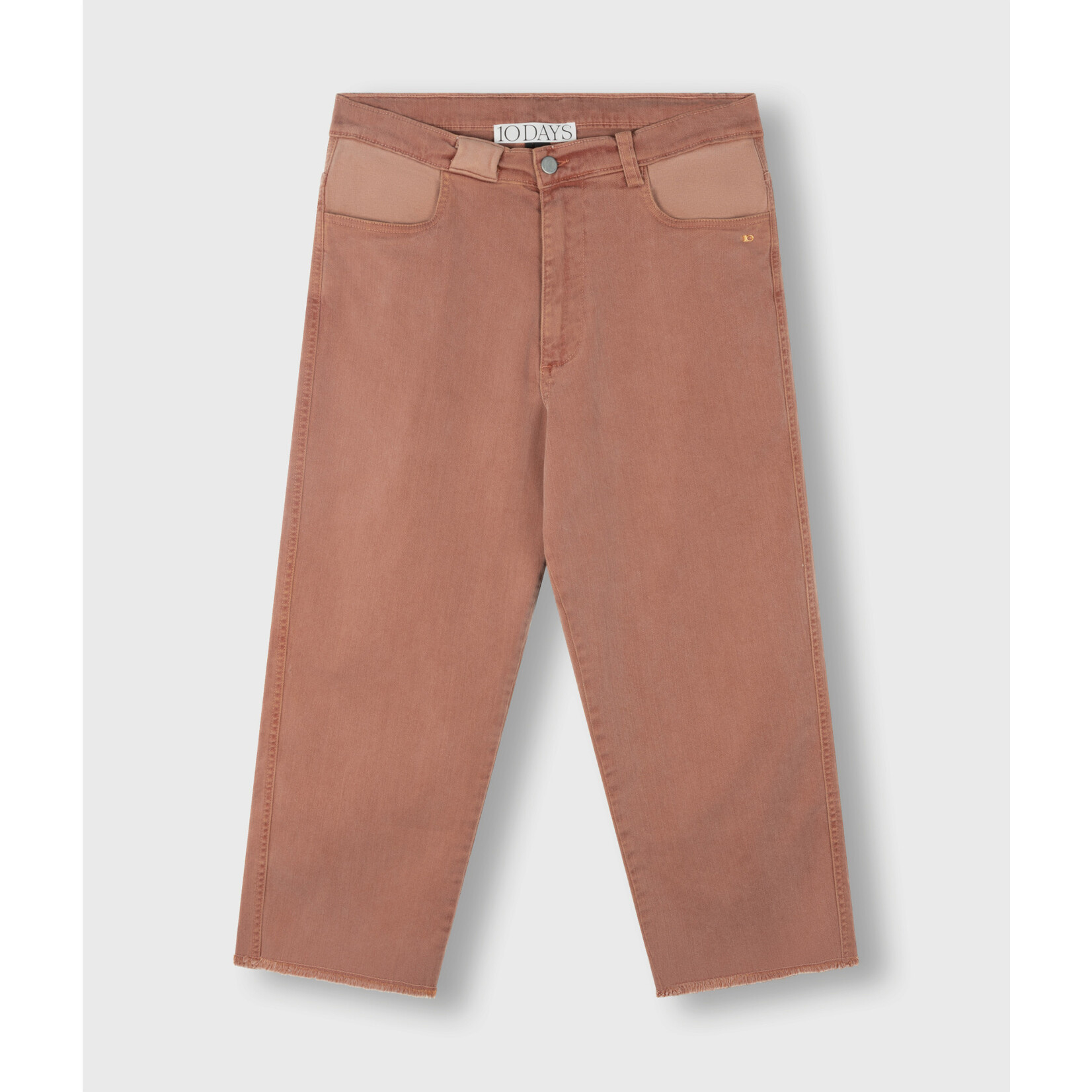 10Days Easy twill pants Saddle brown