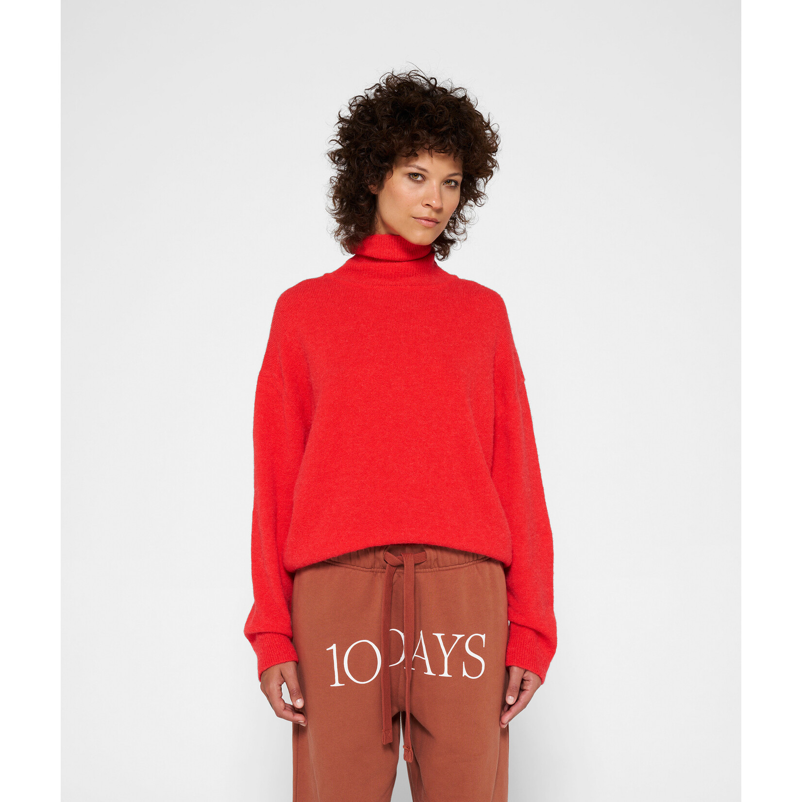 10Days Coll sweater knit Coral red