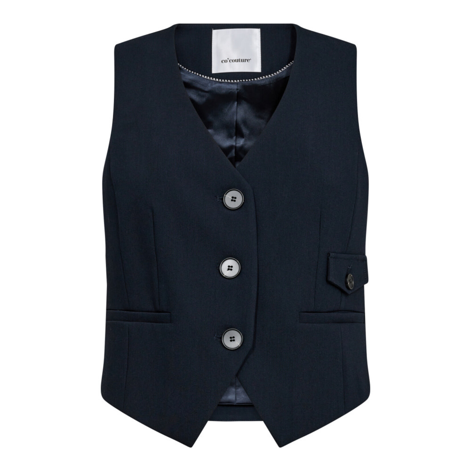 Co'couture Vola tailer vest Navy