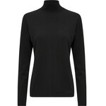 Minus Lana roll knit pullover Black