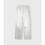 10Days Flared pants leather look Silver