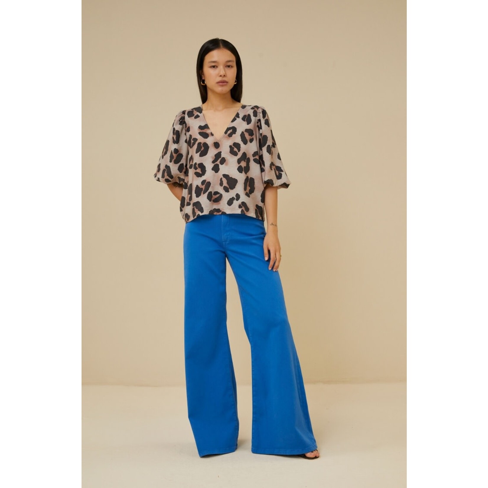 By-Bar Femme organic twill pant Skydiver