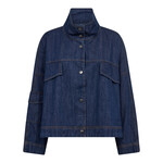 Co'couture Delina denim box jacket Dark denim