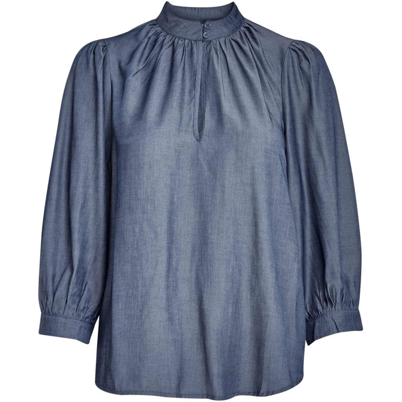 Minus Kelsy 3/4 sleeve blouse Black iris