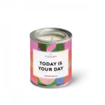 Gift Label Candletin Today is your day