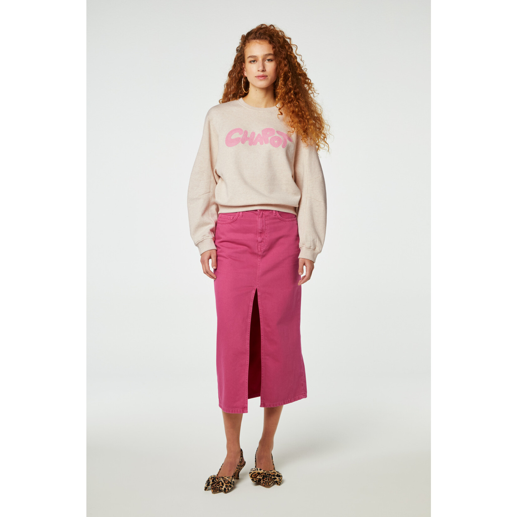 Fabienne Chapot Carlyne skirt Hot pink