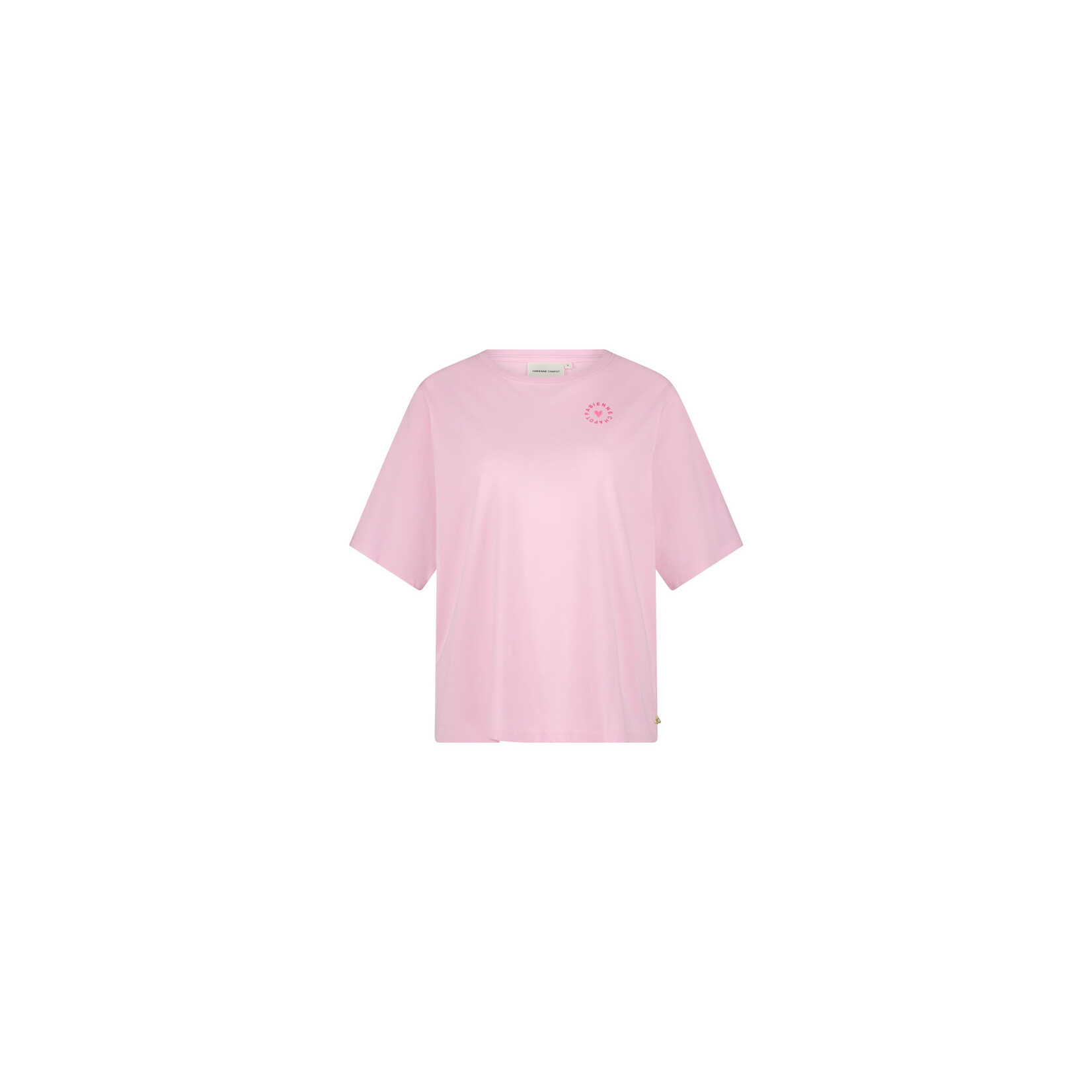 Fabienne Chapot Fay poem pink t-shirt Pink rose