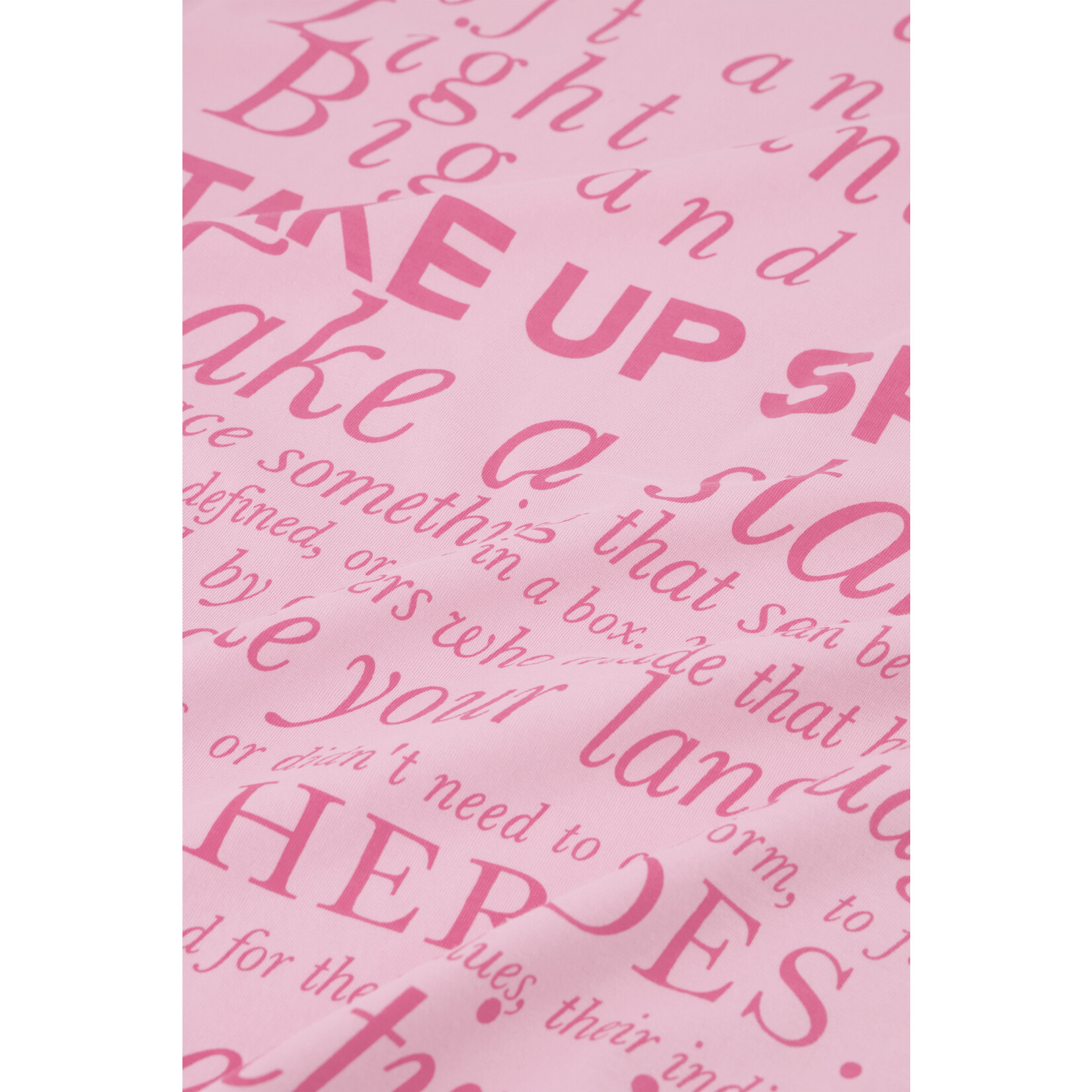 Fabienne Chapot Fay poem pink t-shirt Pink rose