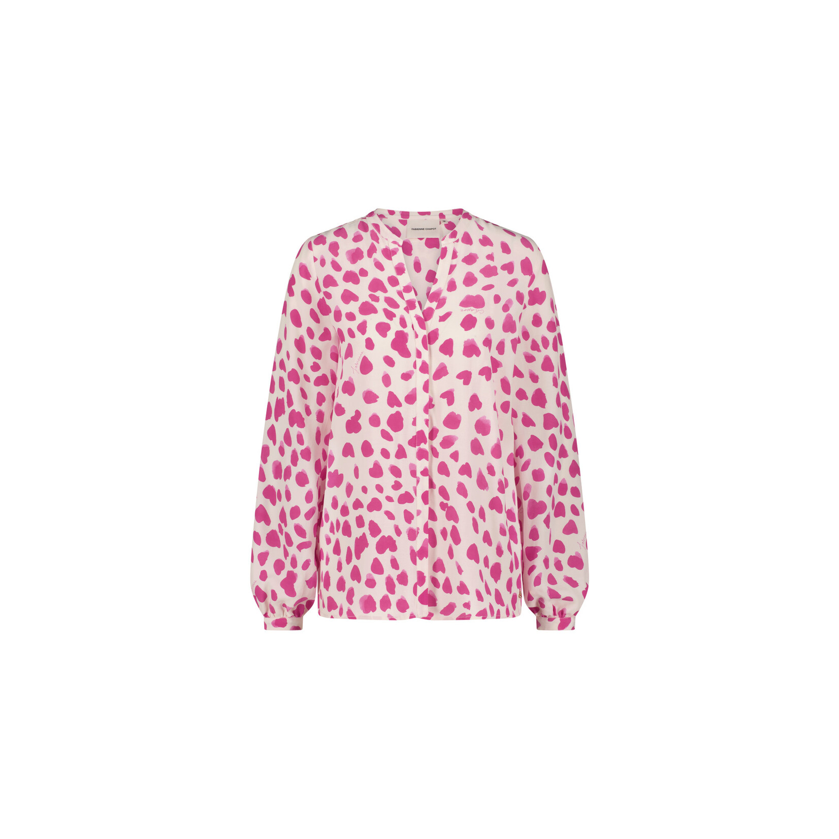 Fabienne Chapot Frida blouse Cream white / hot pink