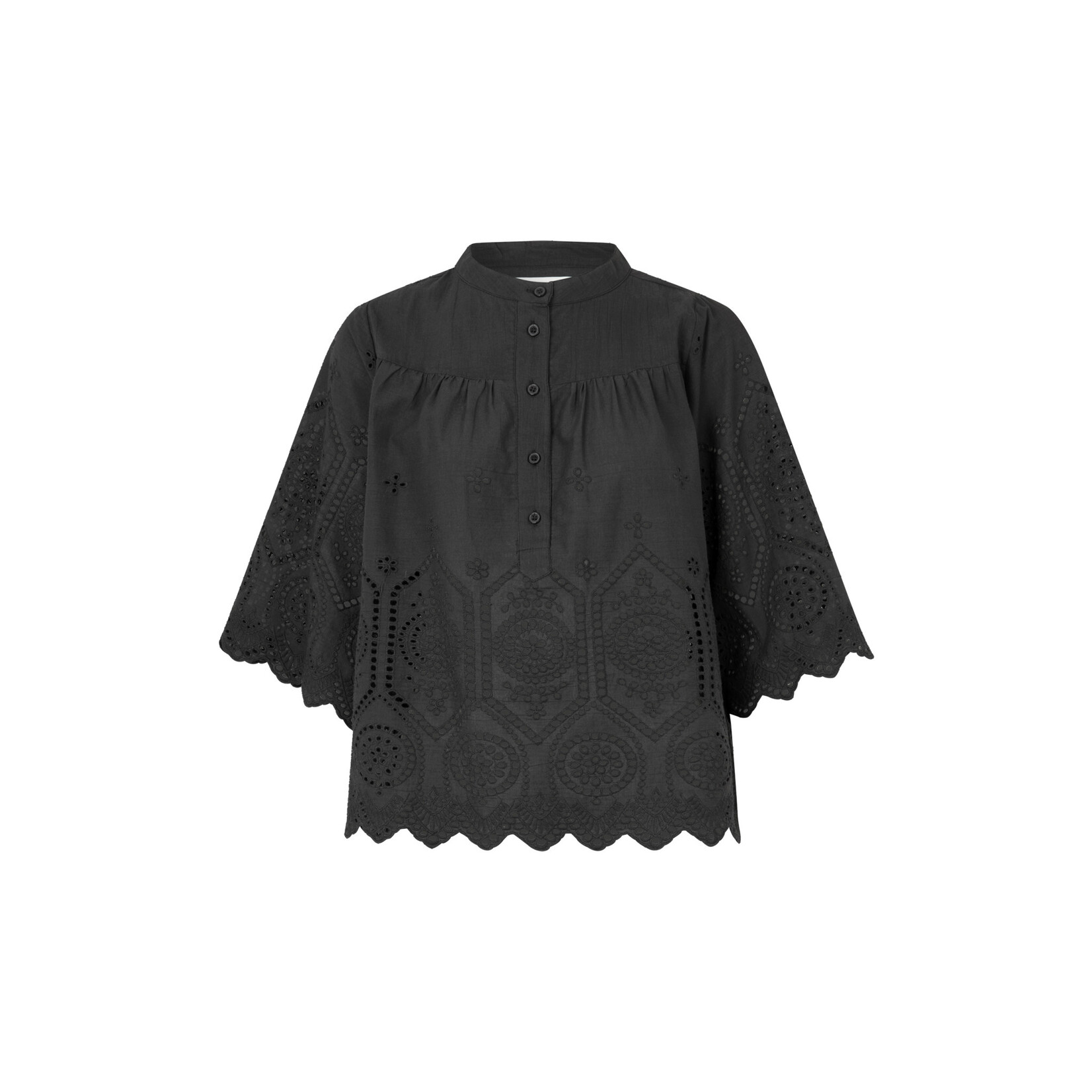 Lollys Laundry Louise blouse Washed black