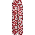 Minus Jassie wide leg pants Barn red print