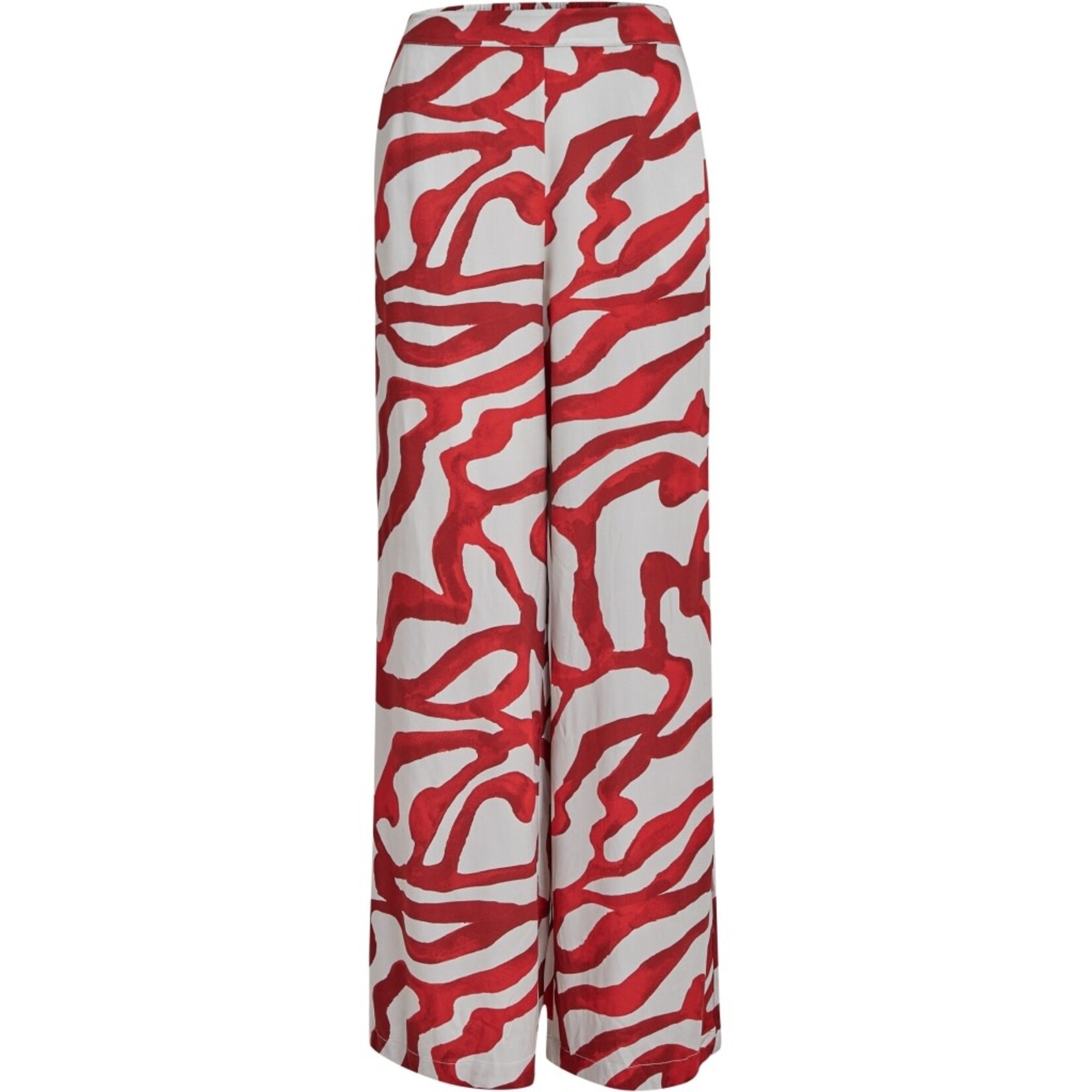 Minus Jassie wide leg pants Barn red print