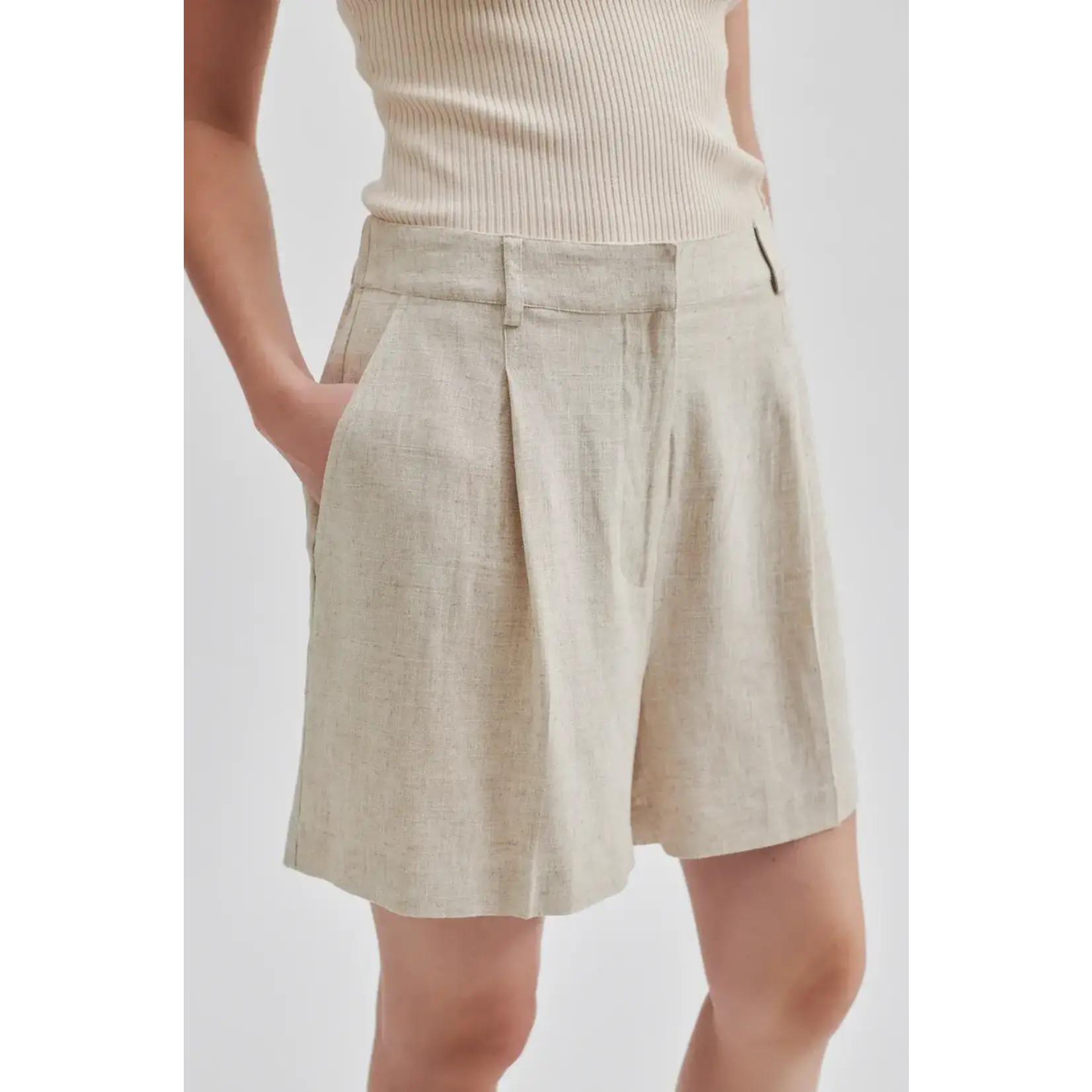 Second Female Linoraw shorts Vintage khaki
