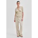 Second Female Linoraw trousers Vintage khaki