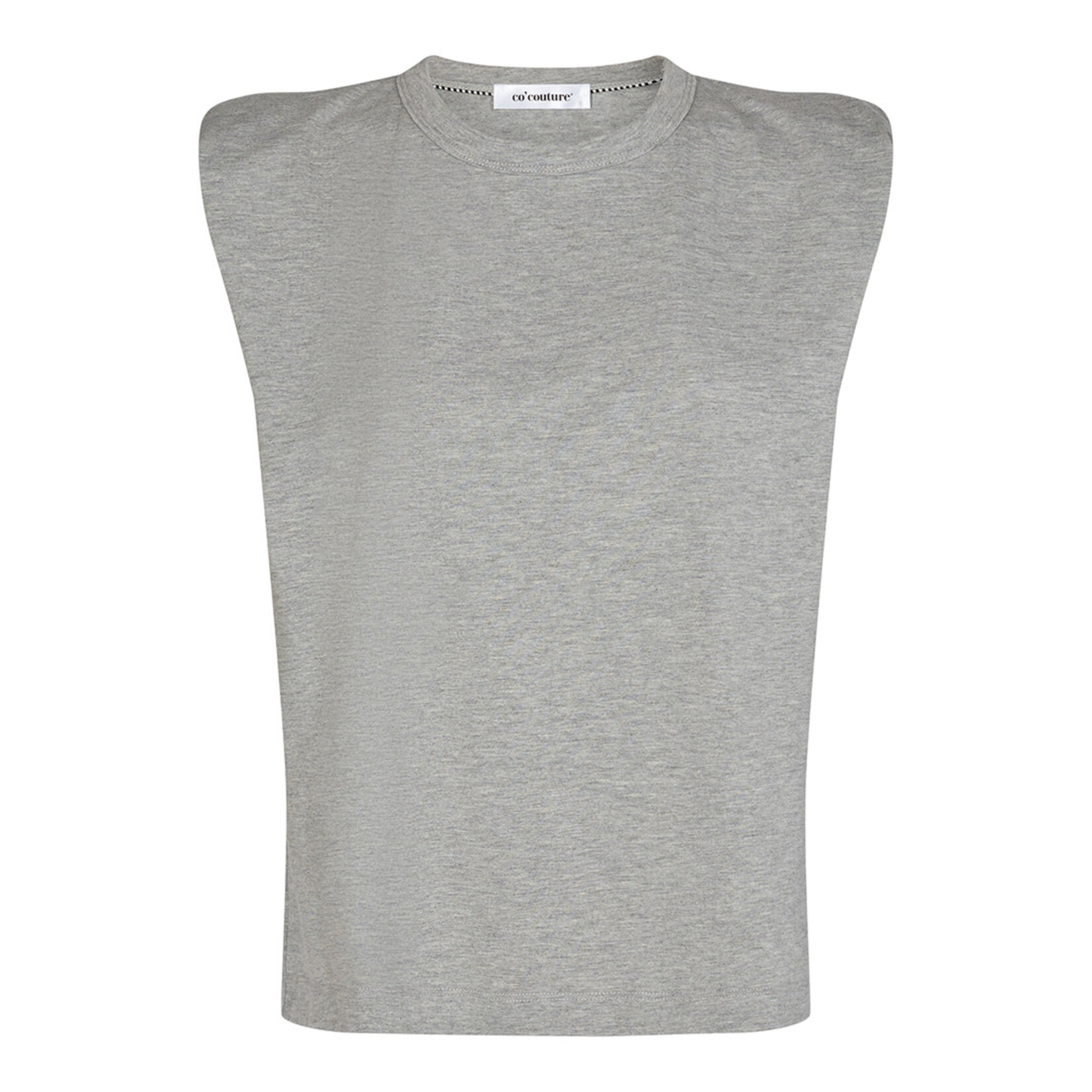 Co'couture Eduarda tee Grey melange